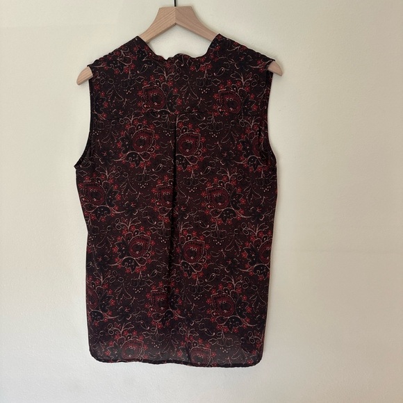 LOFT Fall Floral Sleeveless Top - Picture 4 of 5